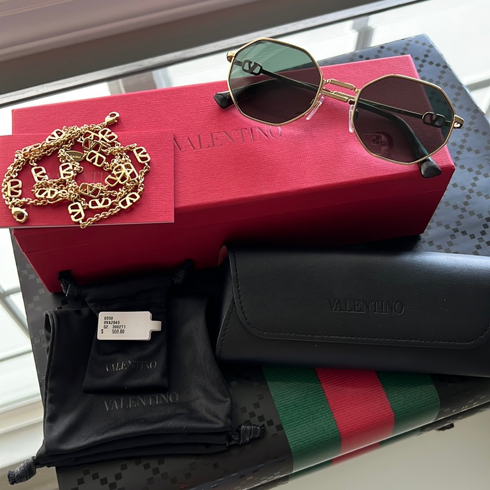 Valentino Chain Sunglasses (NWT)